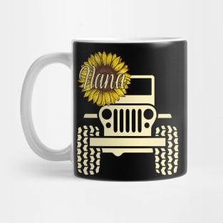 Jeep Sunflower Jeep Nana Jeep Women Mug